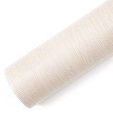 ROSEROSA 奢華木質室內裝飾膜 木紋貼紙 PW130, 米色, 寬 60cm x 長 5m