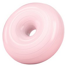 PEONIST 甜甜圈皮拉提斯瑜珈健身球, 粉紅色