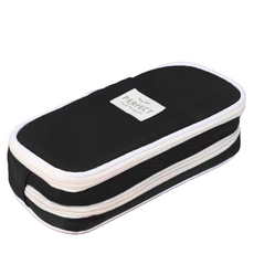 特別商店 大容量 國高中生 鉛筆盒 收納包, 黑色, 1個