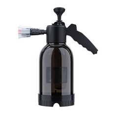 PickPick 自動噴灑氣壓型泡沫扇形噴壺 洗車器, 1個, Black