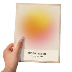 Unheve 漸層相簿 6吋, 01 黃色, 100張