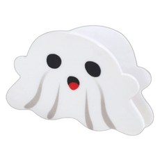 Black Tree 萬聖節氛圍彩色亮點幽靈鯊魚夾, 白色, 1個