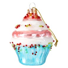 Modern House Objet Ornament 杯子蛋糕, 粉紅天空, 6.6 x 6.6 x 8.4 cm, 1個