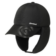 Cleveland GOLF 男士可折疊羊毛耳環帶襯墊球帽 CGMCP44484, 1個, 黑色