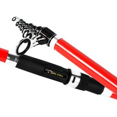 DANIL KOREA 柯南 全天候 MH 遠投釣竿, 紅色