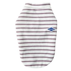 Barkdog 狗狗基本款條紋T恤, 粉紅色