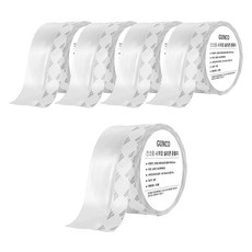 Geonkomol 矽膠門縫條 透明 35mm, 5個