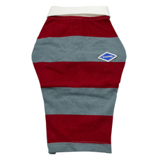 바크독 강아지 카라 티셔츠, 럭비 레드, 1개