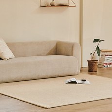 DeOrca 無塵可水洗四季大型條紋客廳地毯