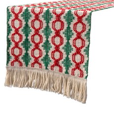 BeurreokMateu 聖誕波西米亞桌布, 1型, 1個, 2人（120×33cm)