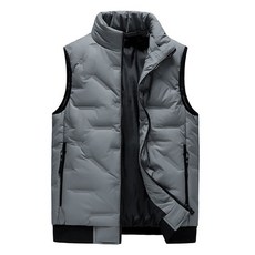 男款保暖口袋鋪棉背心