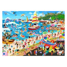 J&K 專注力提升拼圖, 1000件, 商品 14, 1個