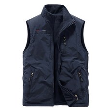 선빛 남성용 베리크 아웃도어 기모 안감 작업 현장 조끼