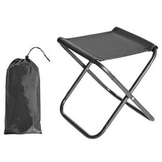 便利思維一鍵式露營椅 + 收納袋組合, 1套, 黑色