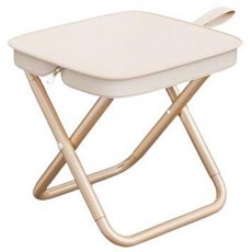 便利研究所 一鍵式超輕量露營椅, 1個, 米色