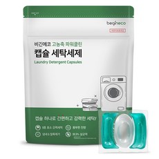 Begineco 高濃縮 Power Clean 膠囊洗衣液, 1個, 30入