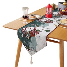 Block Mart 聖誕桌旗, 雪人, 1個, 35 x 220 cm