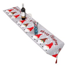 블럭마트 산타클로스 테이블 러너, type 1, 4인용(33 x 180 cm), 1개