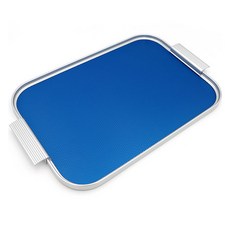 케이멧 다이아 서빙트레이 S14, 로얄블루 + 실버, 1개