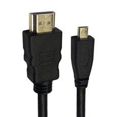MAX+ Micro HDMI to HDMI 4K超高畫質影音傳輸線, 1.8m, 1條