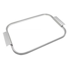 케이멧 서빙트레이 S14, 화이트 + 실버, 1개