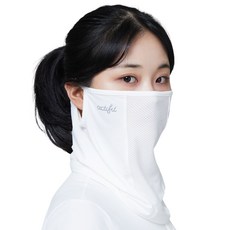 Actifit 防紫外線運動口罩, 白色, 1個