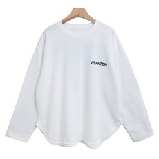 린다샵 루무후 레터링 프린팅 밑단굴림 기모 맨투맨 cpt15936k4a