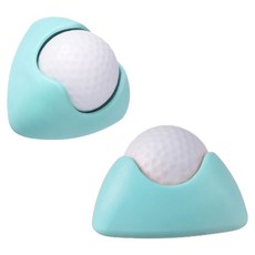 Khohimo 腳底按摩滾輪 身體指壓球 7 x 7 x 4.5 cm 4W341, 2個, 薄荷綠