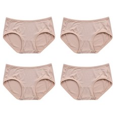 이너베이직 빅사이즈 밤부 부드러운 베이직 데일리 팬티 4p