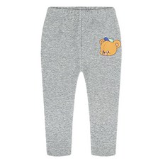 milkmile 兒童款 你好小熊 貂絨刷毛內搭褲