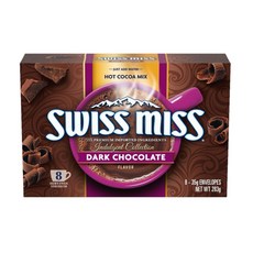 SWISS MISS 熱可可粉 黑巧克力風味, 8包, 1盒, 35g