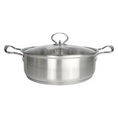 BF 電磁爐用不鏽鋼直線B型火鍋, 24cm, 單一顏色, 1個