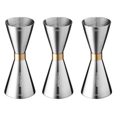 Casabeni 家用調酒 雞尾酒金環量酒器 30ml/45ml, 單色, 3個