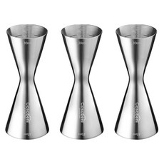 Casabeni 家用調酒 全不鏽鋼量酒器 30ml/45ml, 單一顏色, 3個