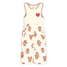 Care Bears 童款溫柔小熊印花可愛搖粒絨背心滑雪褲