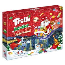 Trolli 聖誕倒數日曆軟糖組, 603.2g, 1個
