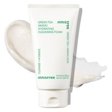 INNISFREE 綠茶保濕胺基酸泡沫潔面乳, 250g, 1條