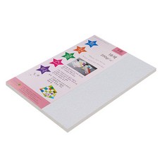 paperculture Twinkle Star 厚磅雙面珠光色紙 200g No 02 石英, 12個