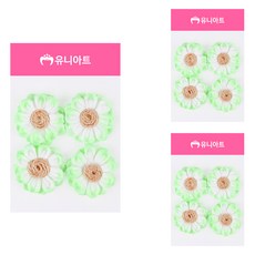 유니아트 마국화 투톤 소, 연두, 3개