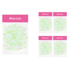 유니아트 벚꽃, 흰색 + 연두, 5개