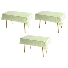 마켓피오 컬러 스트라이프 일회용 식탁보 타입10, 3개, 1개입