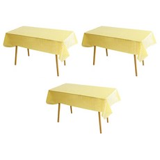 Marketpio 彩色條紋一次性桌布 款式6, 1入, 3個