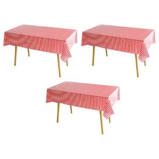 Market Pio 彩色條紋一次性桌布 Type 2, 1入, 3個