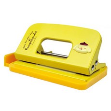 buyhearts 布丁狗 迷你 2孔打孔機 PP-M2H, 黃色, 1個