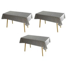 Market Pio 彩色條紋一次性桌布 款式1, 1入, 3個