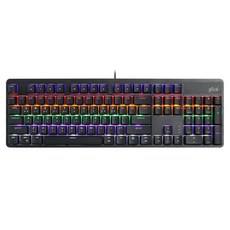 g-clicker 超級英雄彩色全潤滑機械式電競鍵盤, 黑色, 紫軸, SPK104