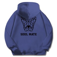 ILLUSO 男女通用柔軟刷毛Soulmate連帽T恤