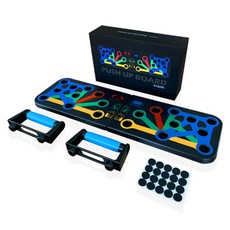 硬派肌肉訓練伏地挺身板, 黑色, NP045