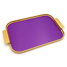 케이멧 다이아 서빙트레이 S16, 마젠타 + 골드, 1개