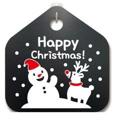 Mungkiwoldeu 聖誕節標示牌 DSM_023, 雪人與魯道夫, 1個